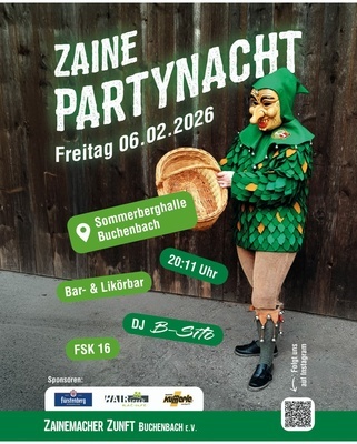 Zaine Partynacht 2026